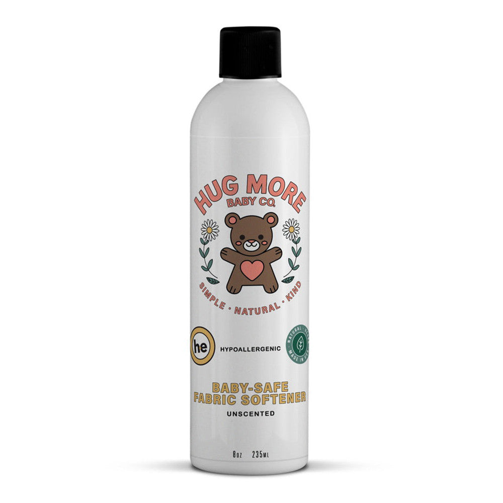 Hug More Baby Co Baby Safe Fabric Softener, Unscented, 8 Oz